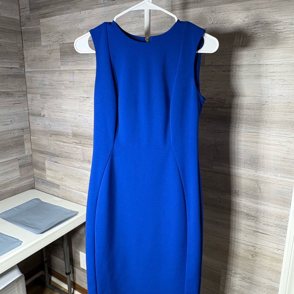 Calvin Klein Royal Blue Midi Dress 609